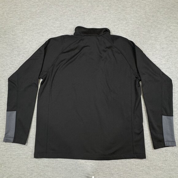 The North Face Canyonlands 1/2 Zip Sweatshirt Mens Size XL Mock Neck Black Gray - Picture 2 of 14